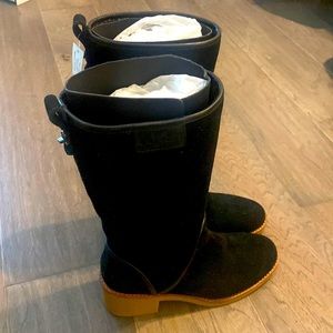 Black Coach Faux boots (New with tag)